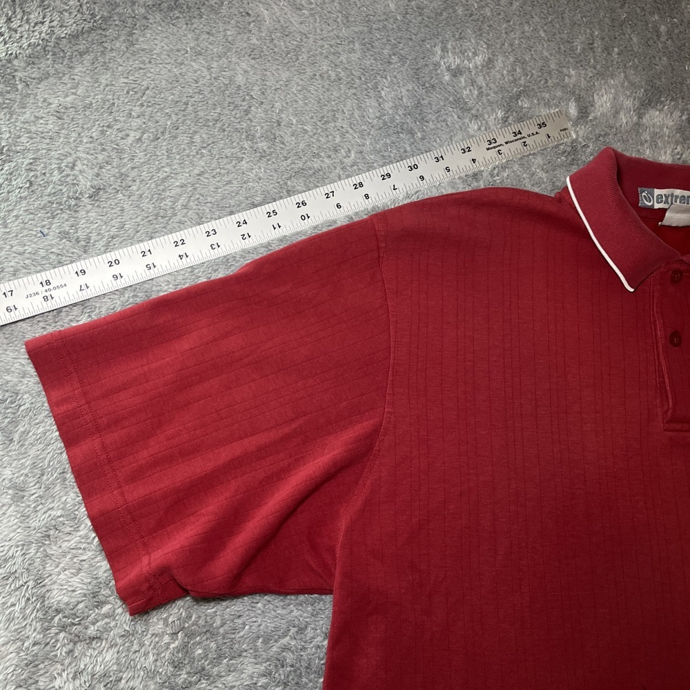 Vintage Coca-Cola Employee Embroidered Short Sleeve Red Polo Shirt Men's SZ XL - Picture 5 of 16